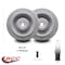 Service Caster Nobles/Tennant Scrubber Guide Bumper Wheel Bushings Included SCC, 2PK SCC-TPRD310-516-2 - alternate 2